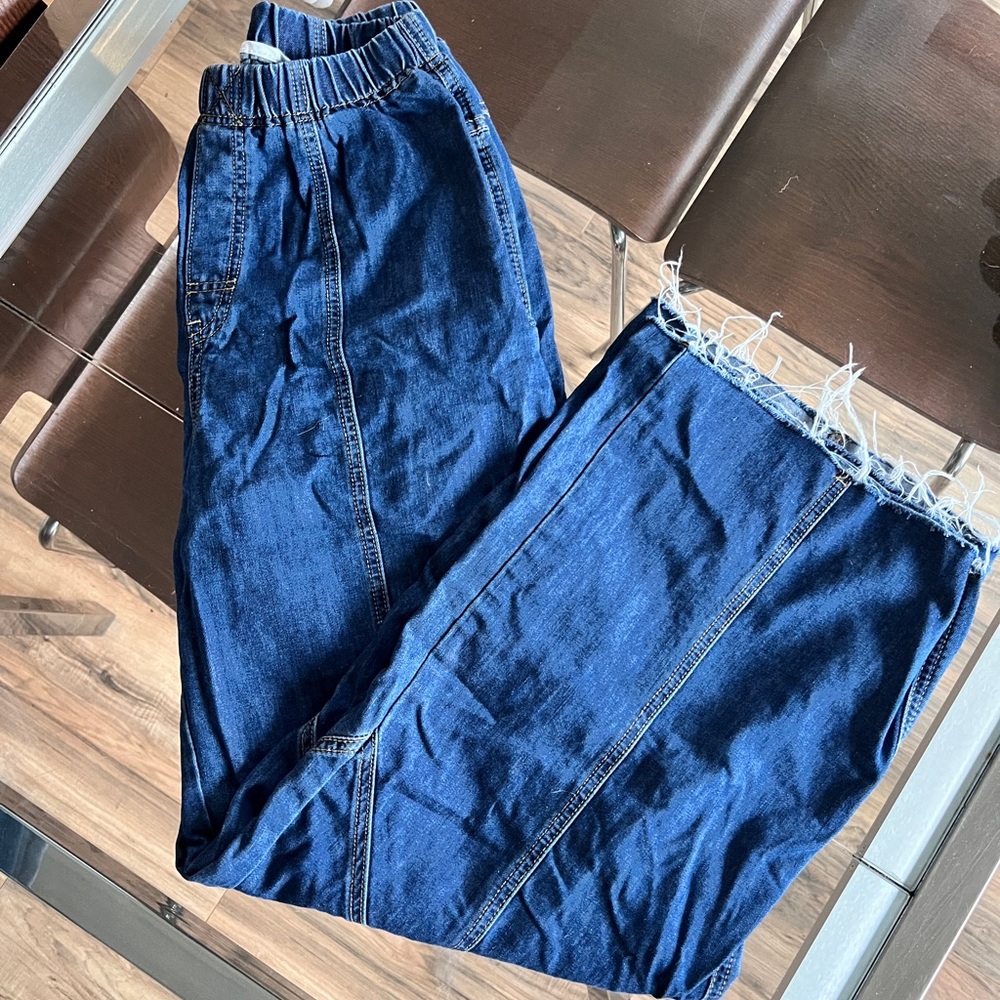 Blue Flare & Wide Leg Jeans